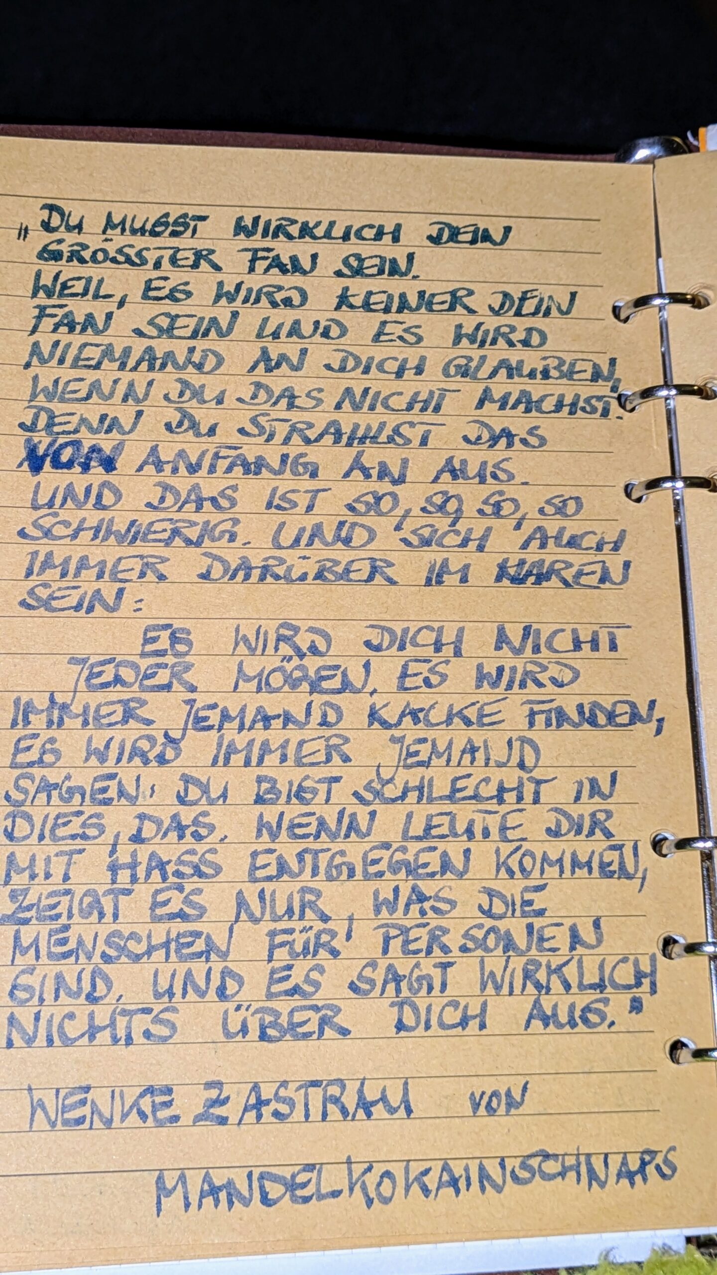 Wie ich mein eigenes Fangirl wurde…